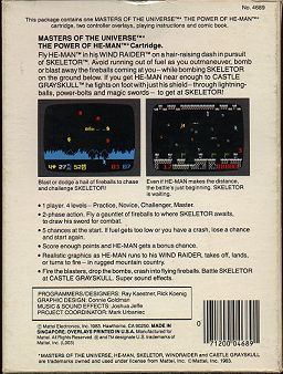 Mattel Electronics Box - Back