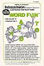 The Electric Company Word Fun Manual (Mattel Electronics 1122-0920)